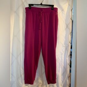 Stylish Magenta Victoria’s Secret Jogger Pants Lg